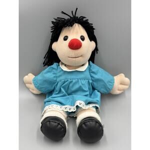 1995 Big Comfy Couch Molly Doll Plush Stuffed Toy Blue Dress Commonwealth VTG